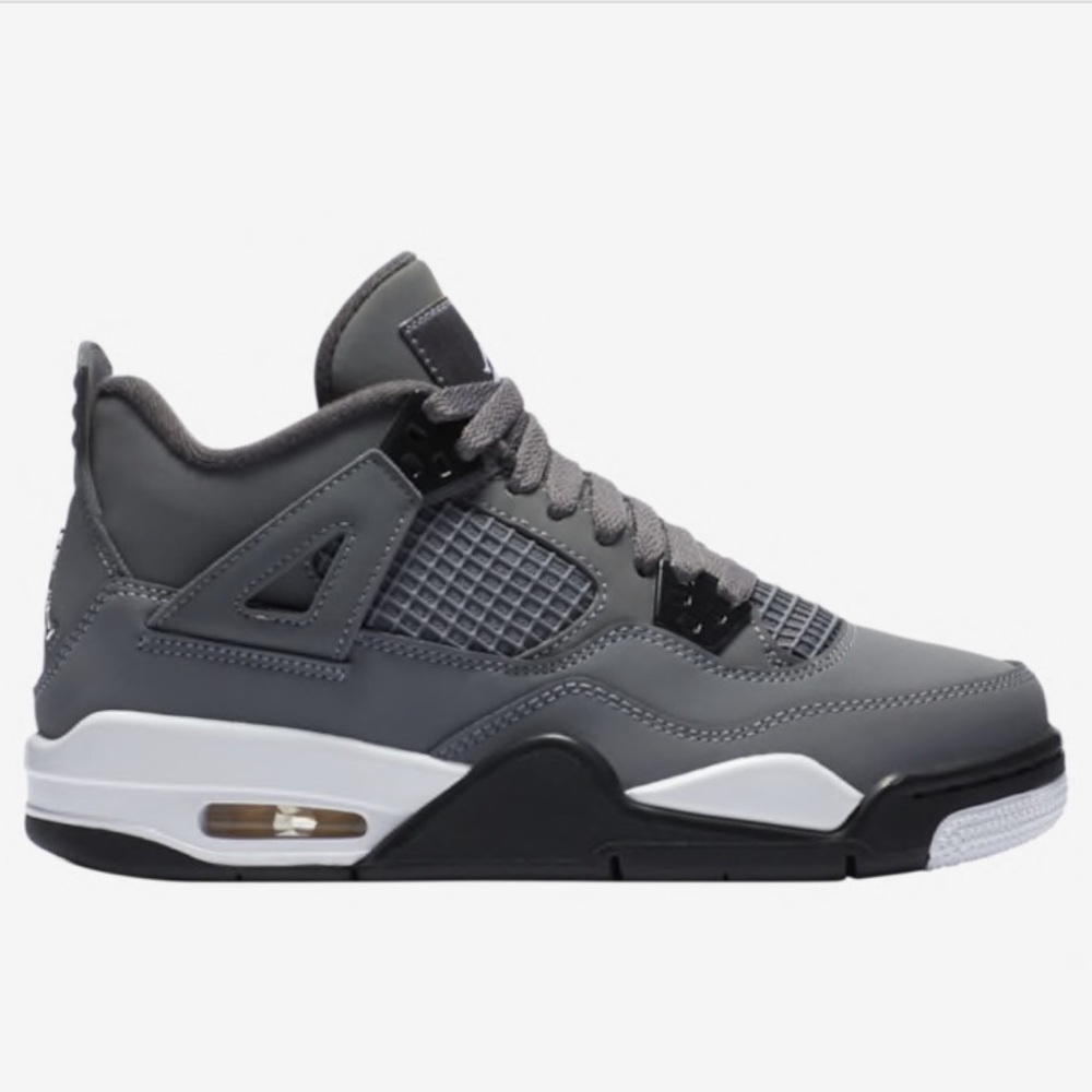 Grey Jordan Retro 4’s